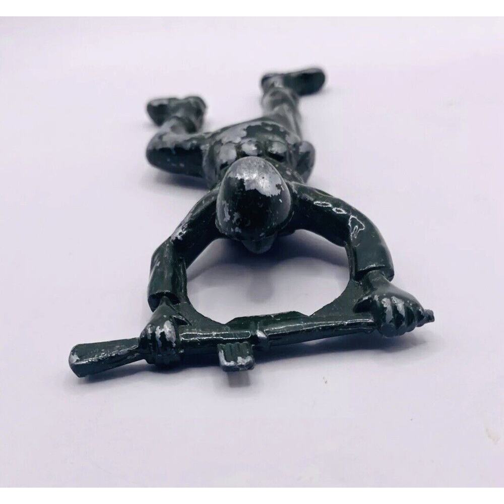 Heavy Duty Green Crawling Army Soldier Novelty Bottle Opener, Metal - J3